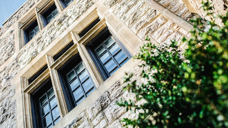 A building on Virginia Tech's campus